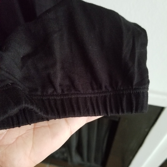 Black Loose Drop Crotch Jumpsuit - Picture 7 of 8